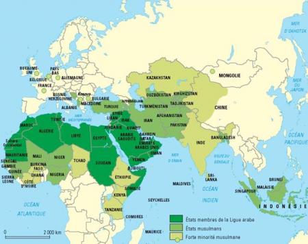 les musulmants du monde